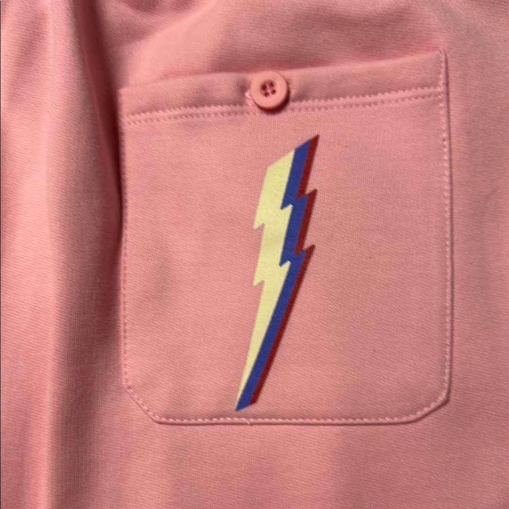 Pink Rtgb Shorts with Dynamic Graphic Design - Picture 7 of 9